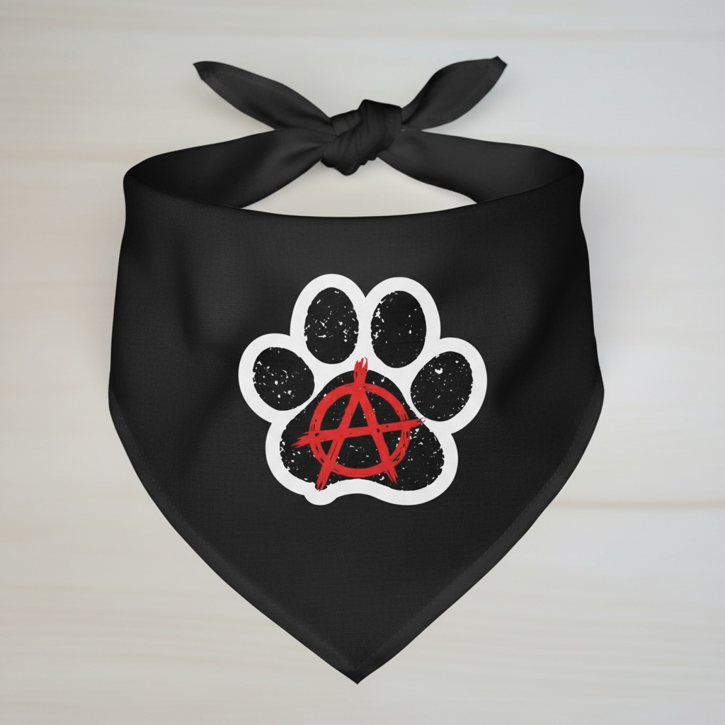 Anarchy Paw Bandana