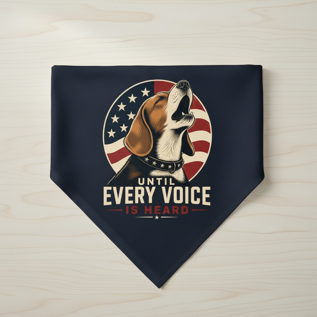 Beagle-"Until Every Voice Is Heard" - Bandana