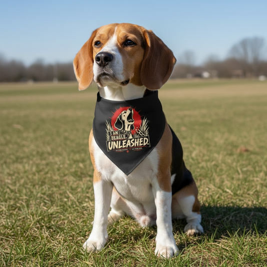 Beagle-"I Am Beagle. Unleashed." - Bandana