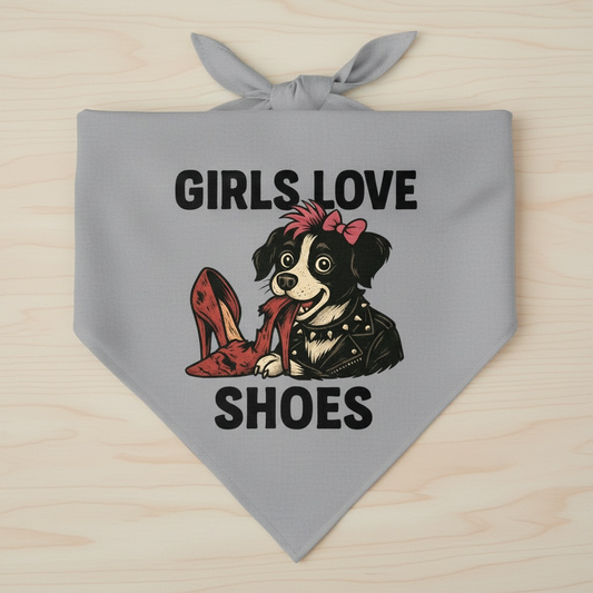 Girls Love Shoes Bandana