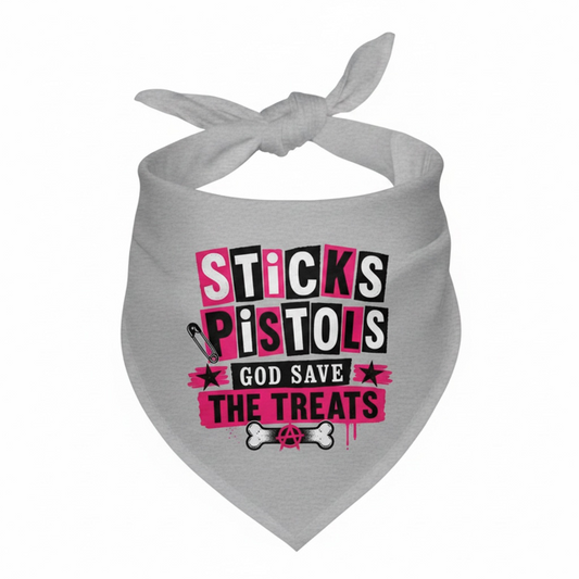 Sticks Pistols - God Save the Treats Bandana